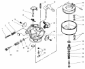 Part Location Diagram of 650417 Toro Screw-Throttle Crack Screw / Idle Speed